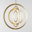 Roll & Hill - Halo Chandelier - Vertical, 4 Rings